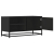Szafka pod telewizor, czarna, 80x34,5x40 cm