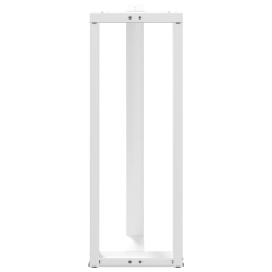 Nogi do stołu barowego, 2 szt., białe, 50x35x(110-111) cm, stal