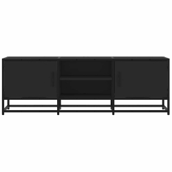 Szafka pod TV, czarna, 120x35x41 cm