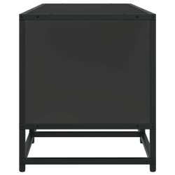 Szafka pod TV, czarna, 120x35x41 cm