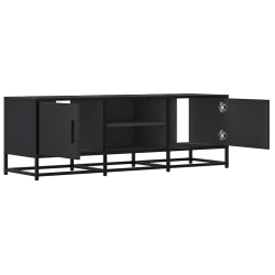 Szafka pod TV, czarna, 120x35x41 cm