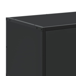 Szafka pod TV, czarna, 120x35x41 cm