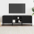 Szafka pod TV, czarna, 120x35x41 cm