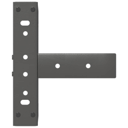 Nogi do stolika kawowego, 2 pcs., antracyt, 38x25x(42-43) cm