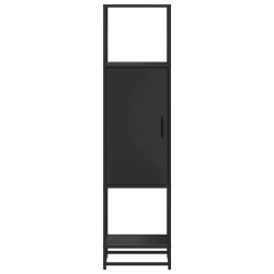 Wysoka szafka, czarna, 35,5x35x139 cm