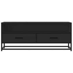 Szafka pod TV, czarna, 100x34,5x40 cm