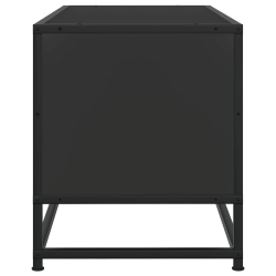 Szafka pod TV, czarna, 100x34,5x40 cm