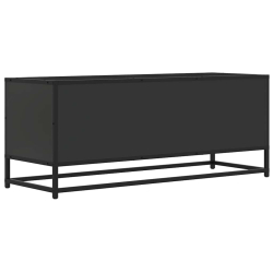 Szafka pod TV, czarna, 100x34,5x40 cm