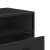 Szafka pod TV, czarna, 100x34,5x40 cm