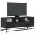 Szafka pod TV, czarna, 100x34,5x40 cm