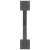 Nogi do stolika kawowego, 2 szt., antracyt, 50x(30-31) cm, stal