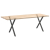 Nogi do stołu jadalnego, 2 szt., antracyt, 80x(72-73) cm, stal