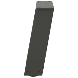 Nogi do stolika kawowego, 2 szt., antracyt, 30x(30-31) cm, stal