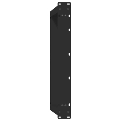 Nogi do stolika kawowego, 2 szt., czarne, 70x(30-31) cm, stal