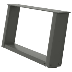 Nogi do stolika kawowego, 2 szt., antracyt, 60x(30-31) cm, stal