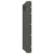 Nogi do stolika kawowego, 2 szt., antracyt, 60x(30-31) cm, stal