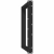 vidXL Nogi do stołu jadalnianego, 2 szt., czarne, 70x(72-73) cm, stal