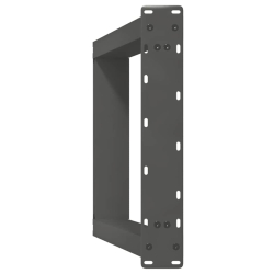 vidXL Nogi do stołu jadalnianego, 2 szt., antracyt, 60x(72-73)cm, stal