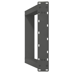 vidXL Nogi do stołu jadalnianego, 2 szt., antracyt, 50x(72-73)cm, stal