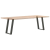 vidXL Nogi do stołu jadalnianego, 2 szt., antracyt, 50x(72-73)cm, stal