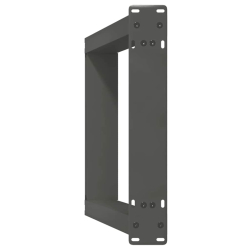 Nogi do stołu konsolowego, 2 szt., antracyt, 28x(72-73)cm, stal