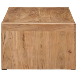 Stolik kawowy, 110x55x35 cm, lite drewno akacjowe