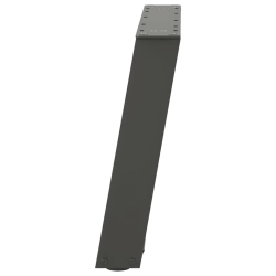 Nogi do stolika kawowego, 2 szt., antracyt, 50x(42-43) cm, stal