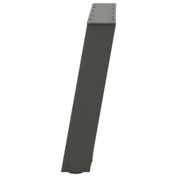 Nogi do stolika kawowego, 2 szt., antracyt, 60x(42-43) cm, stal