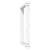 vidXL Nogi do stołu jadalnianego, 2 szt., białe, 90x(72-73) cm, stal