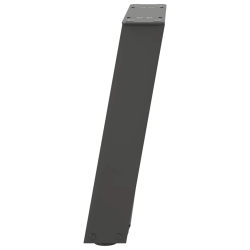 Nogi do stolika kawowego, 2 szt., antracyt, 28x(42-43) cm, stal