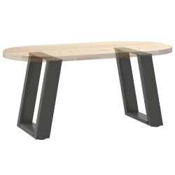 Nogi do stolika kawowego, 2 szt., antracyt, 28x(42-43) cm, stal