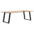 vidXL Nogi do stołu jadalnianego, 2 szt., czarne, 80x(72-73) cm