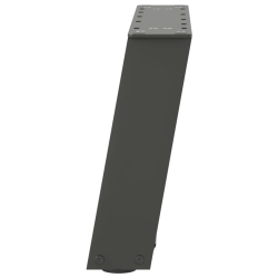 Nogi do stolika kawowego, 2 szt., antracyt, 40x(30-31) cm, stal