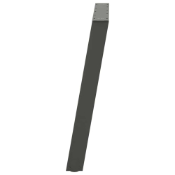 vidXL Nogi do stołu jadalnianego, 2 szt., antracyt, 100x(72-73) cm