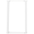 vidXL Nogi do stołu jadalnianego, 2 szt., białe, 60x(72-73) cm, stal