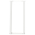 Nogi do stołu konsolowego, 2 szt., biale, 28x(72-73) cm, stal