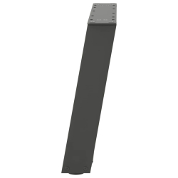 Nogi do stolika kawowego, 2 szt., antracyt, 70x(42-43) cm, stal