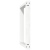 vidXL Nogi do stołu jadalnianego, 2 szt., białe, 80x(72-73) cm, stal