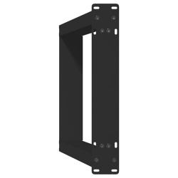 Nogi do stołu konsolowego, 2 szt., czarne, 28x(72-73) cm, stal
