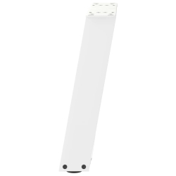 Nogi do stolika kawowego, 2 szt., białe, 28x(42-43) cm, stal