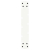 Nogi do stolika kawowego, 2 szt., białe, 50x(110-111) cm, stal