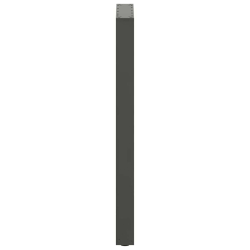 Nogi do stolika kawowego 2 szt. antracyt 40x(100-101) cm stal