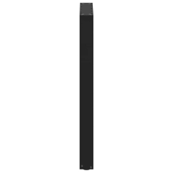 Nogi do stolika kawowego, 2 szt., czarne, 60x(90-91) cm, stal