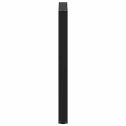 Nogi do stolika kawowego, 2 szt., czarne, 60x(100-101) cm, stal