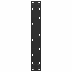 Nogi do stolika kawowego, 2 szt., czarne, 60x(100-101) cm, stal