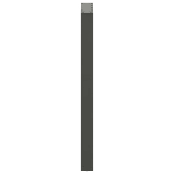 Nogi do stolika kawowego 2 szt. antracyt 50x(100-101) cm stal