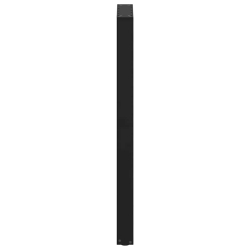 Nogi do stolika kawowego, 2 szt., czarne, 50x(110-111) cm, stal