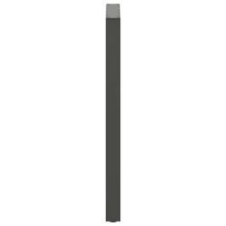 Nogi do stolika kawowego 2 szt. antracyt 60x(110-111) cm stal