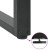 Nogi do stolika kawowego 2 szt. antracyt 60x(110-111) cm stal