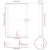 Nogi do stolika kawowego, 2 szt., białe, 60x(90-91) cm, stal